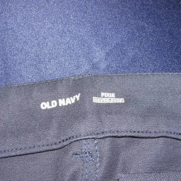 OLD NAVY Pixie Never Fade Navy Blue Pants Size 12 - Picture 3 of 4